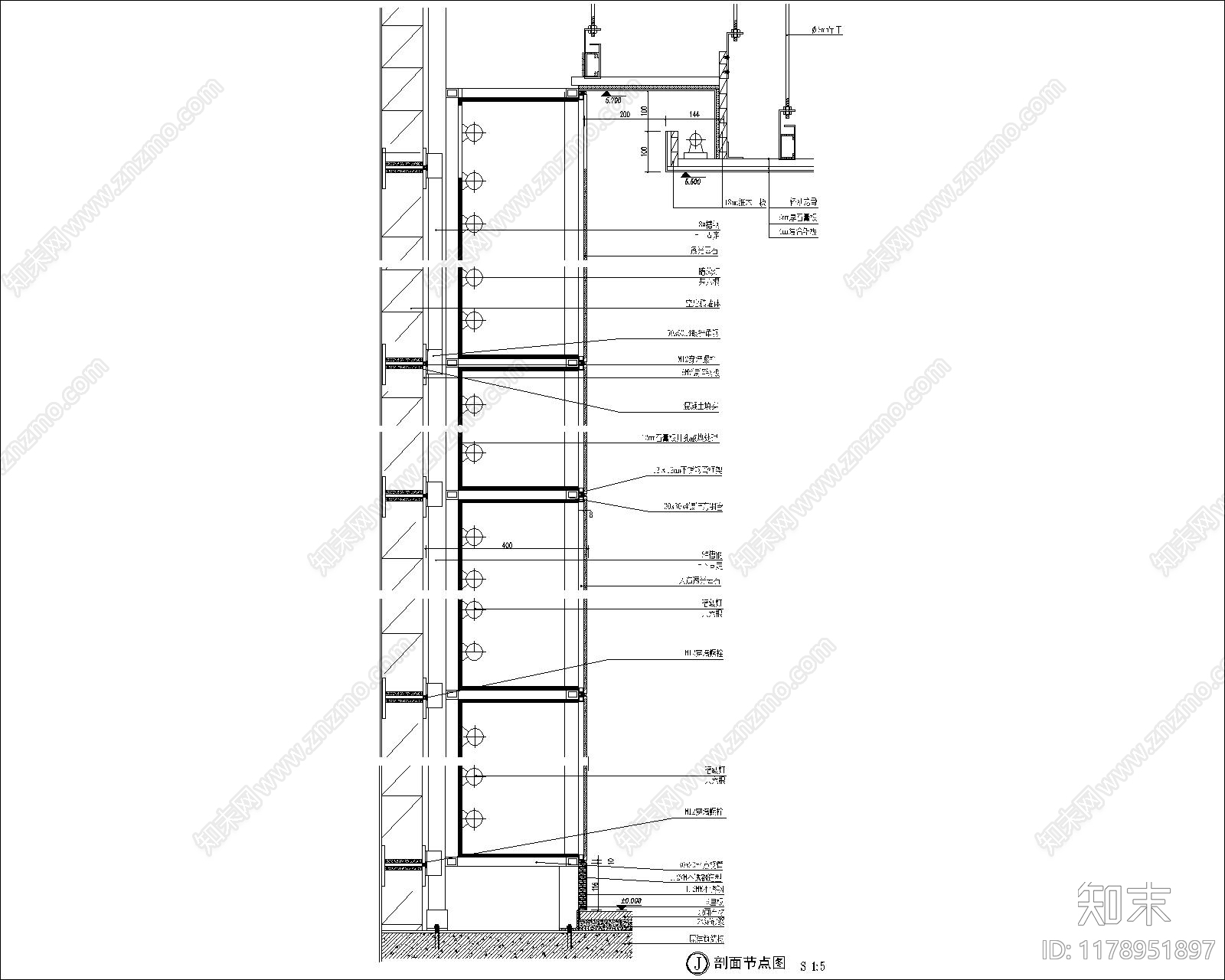 现代其他节点详图cad施工图下载【ID:1178951897】