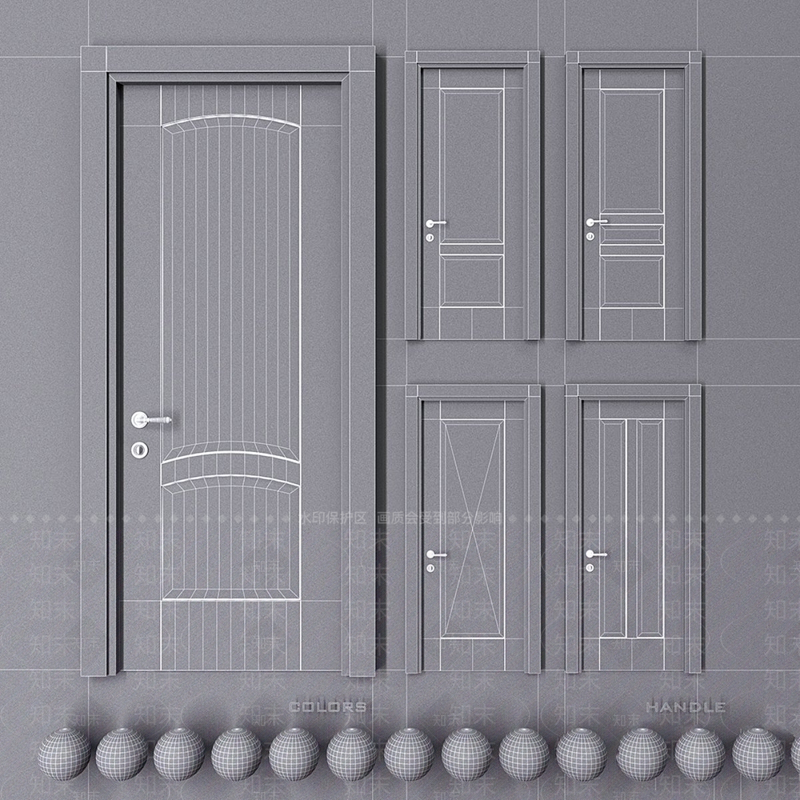 其他门3D模型下载【ID:1178952178】