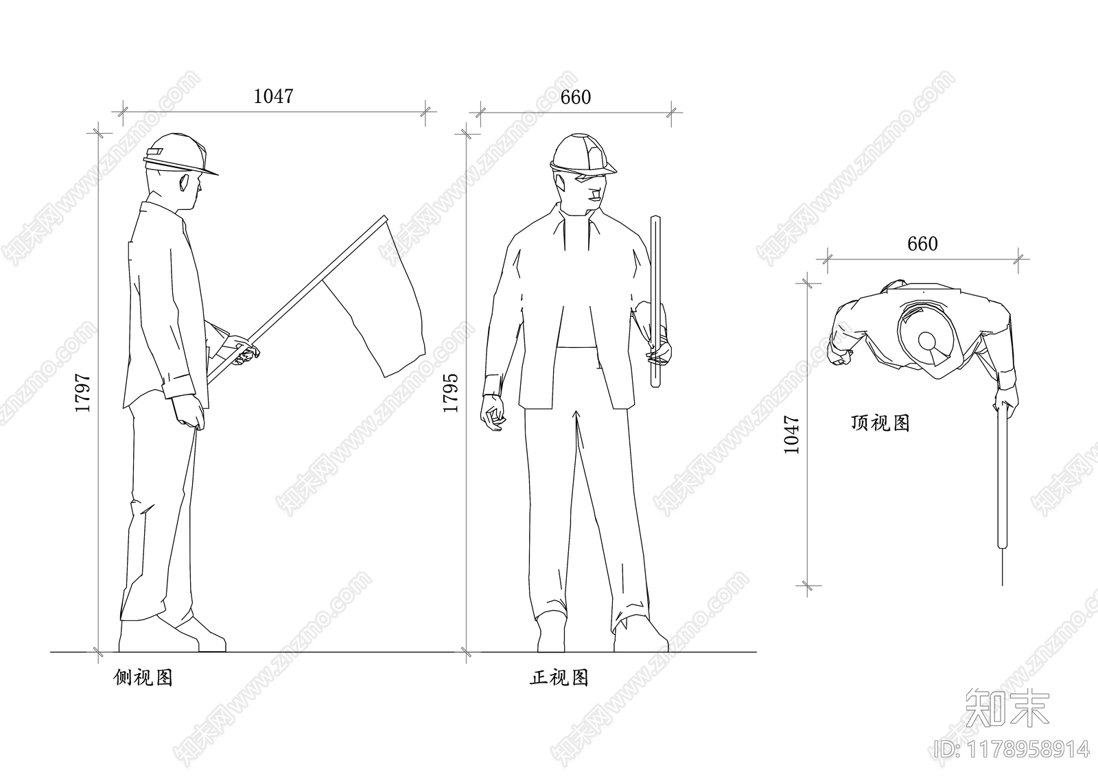 现代人物cad施工图下载【ID:1178958914】