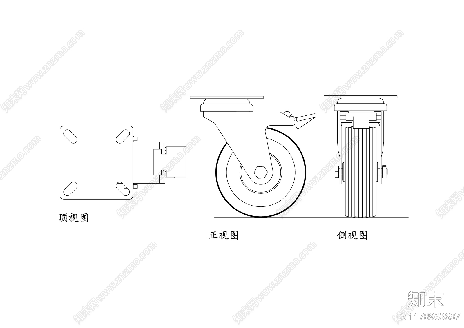 现代五金管件施工图下载【ID:1178963637】
