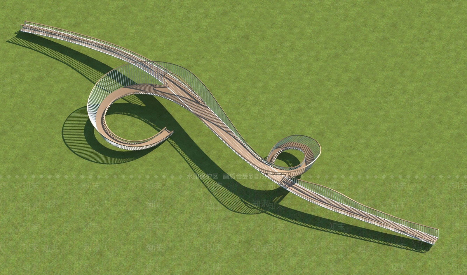 现代天桥SU模型下载【ID:1178963890】