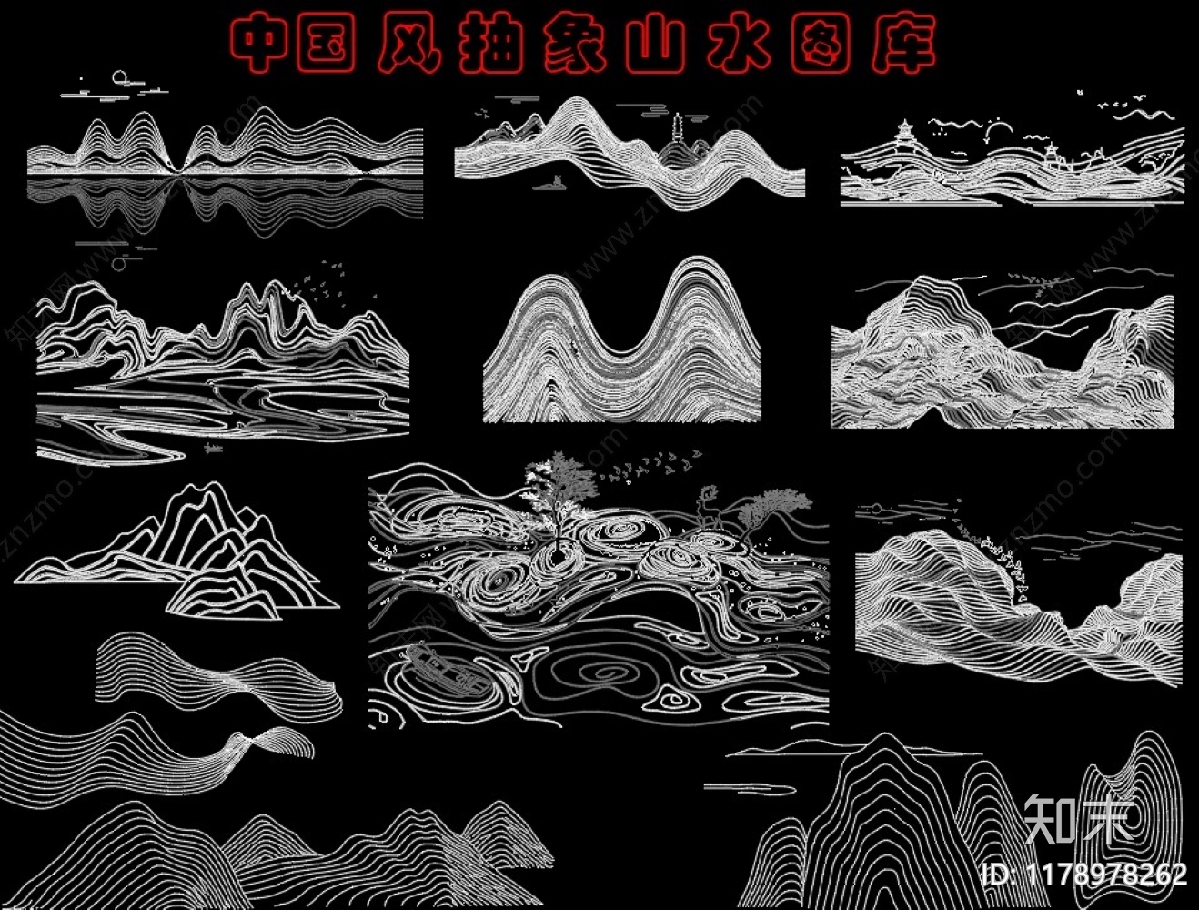 新中式其他图库施工图下载【ID:1178978262】