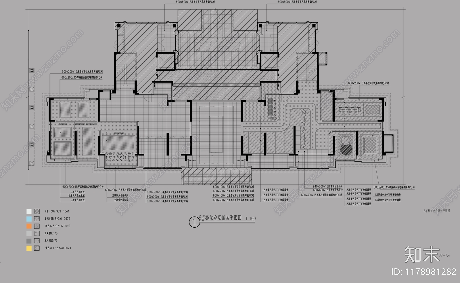 现代室内景观施工图下载【ID:1178981282】