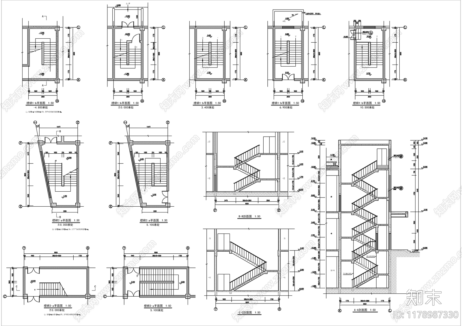 现代其他商业建筑cad施工图下载【ID:1178987330】