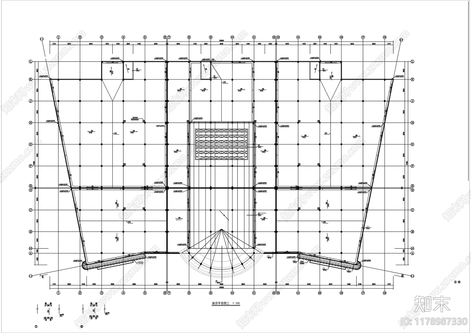 现代其他商业建筑cad施工图下载【ID:1178987330】