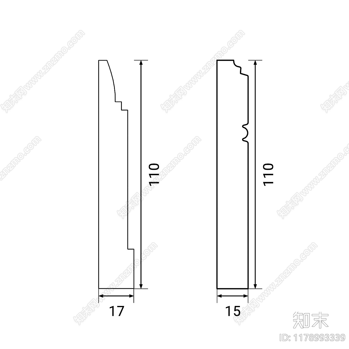 法式复古线条3D模型下载【ID:1178993339】