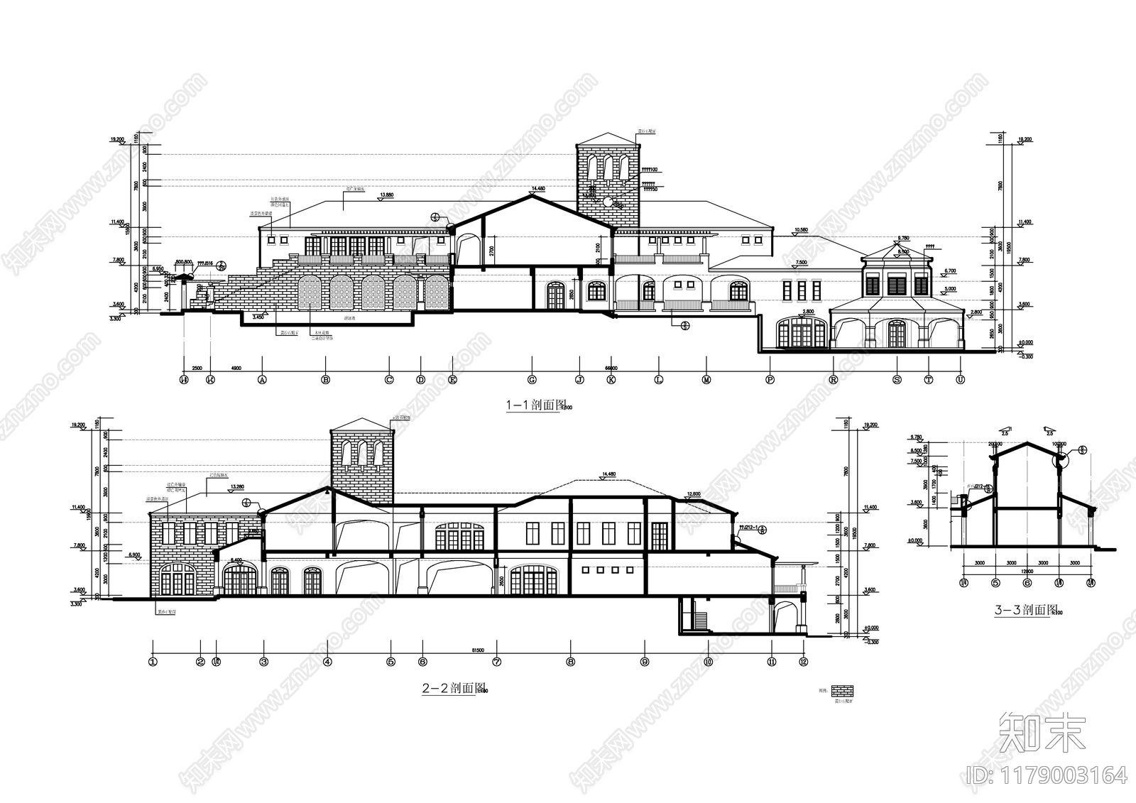 现代其他建筑施工图下载【ID:1179003164】