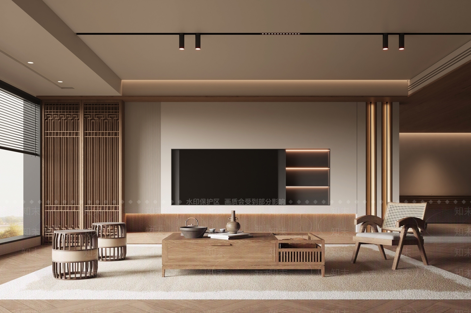 家居客厅3D模型精品下载_3dmax模型_知末网