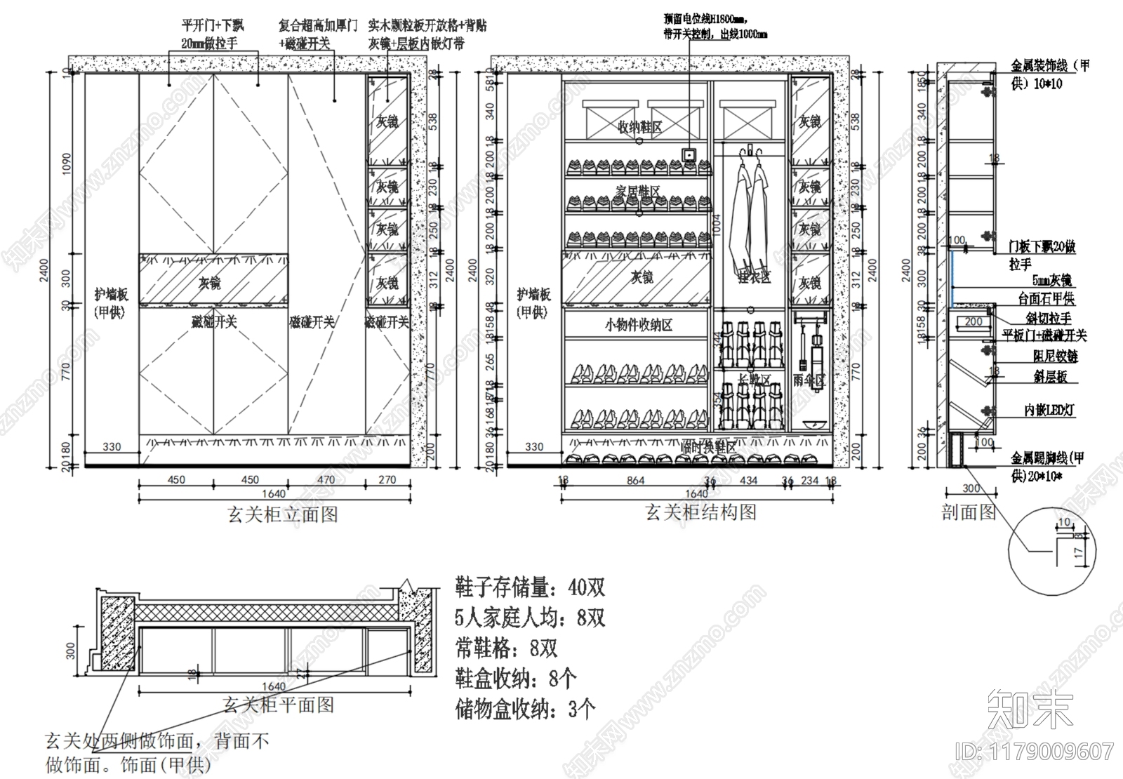 家具节点详图cad施工图下载【ID:1179009607】