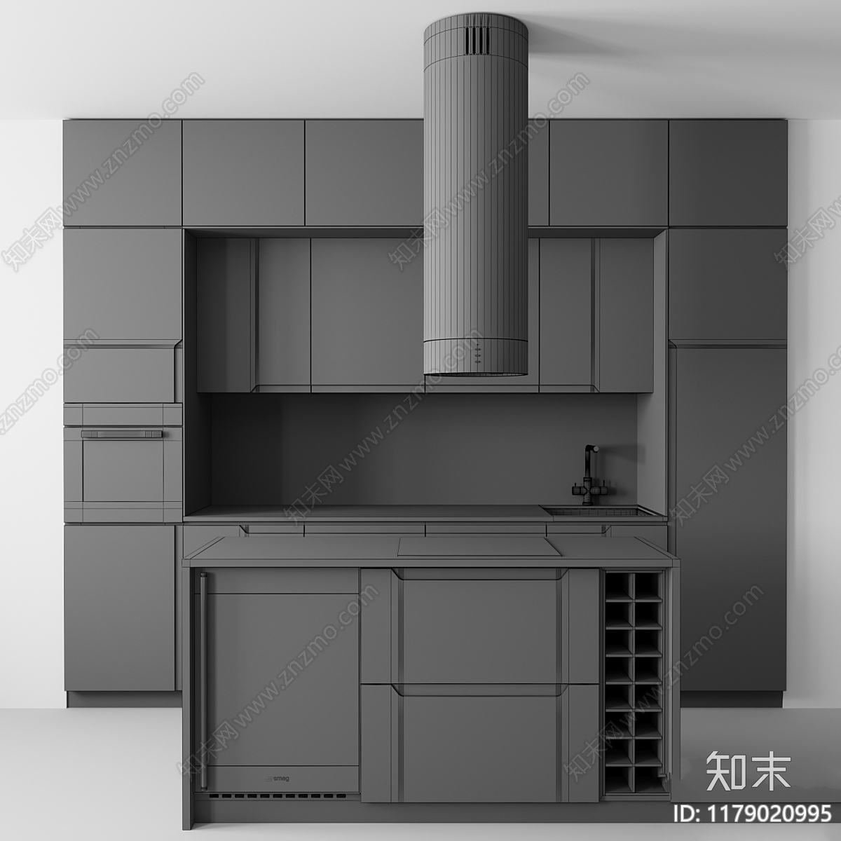 橱柜3D模型下载【ID:1179020995】