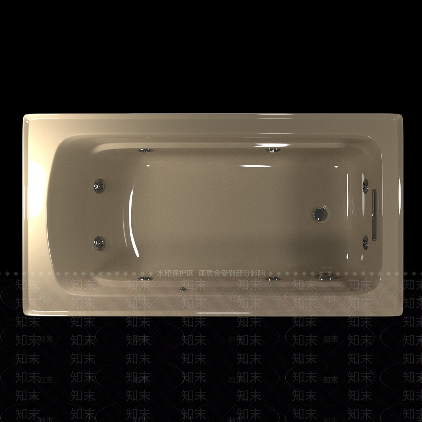 浴缸3D模型下载【ID:1179023405】