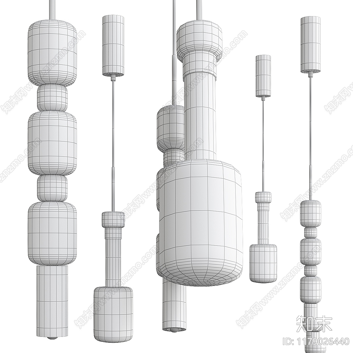 吊灯3D模型下载【ID:1179026440】