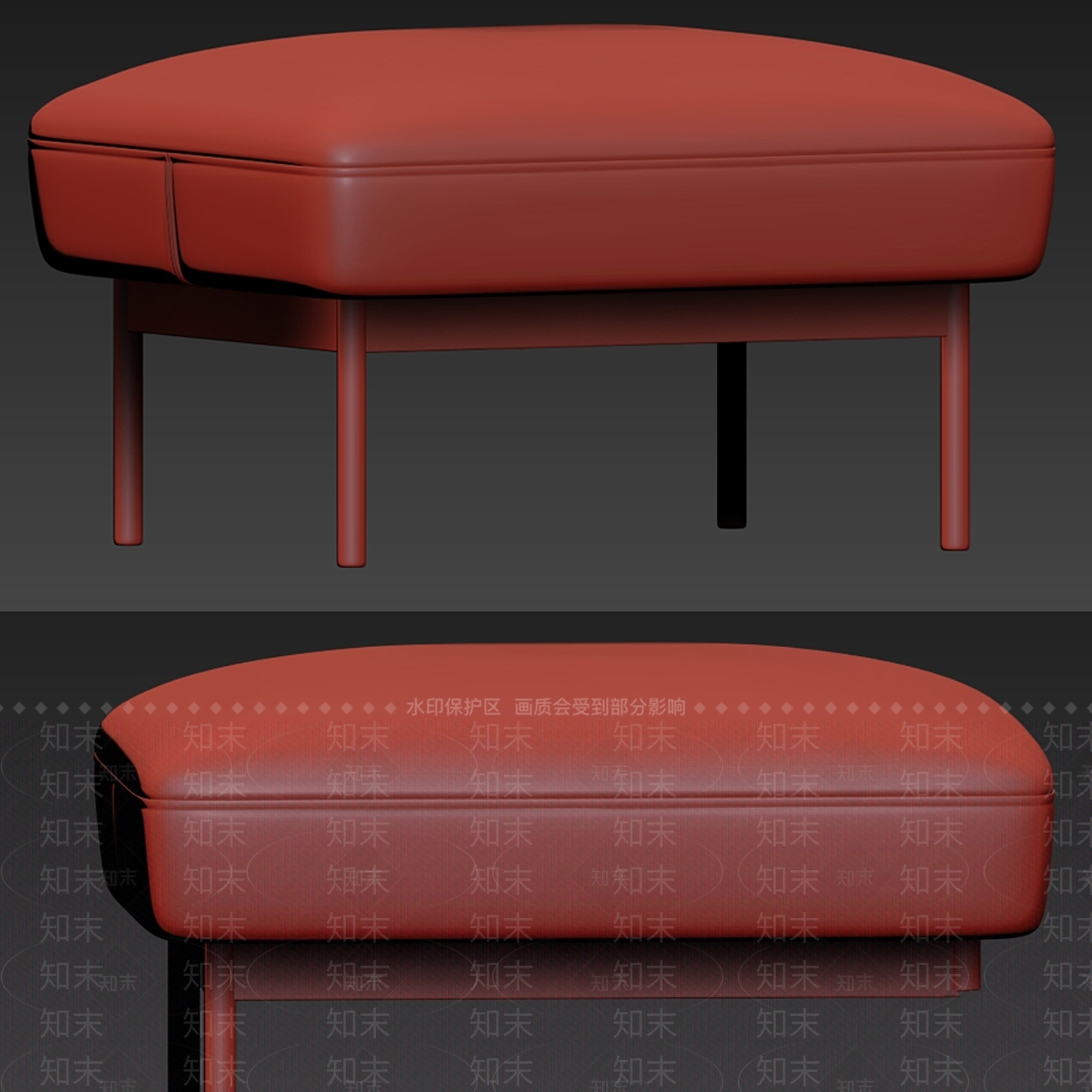 沙发凳3D模型下载【ID:1179026655】