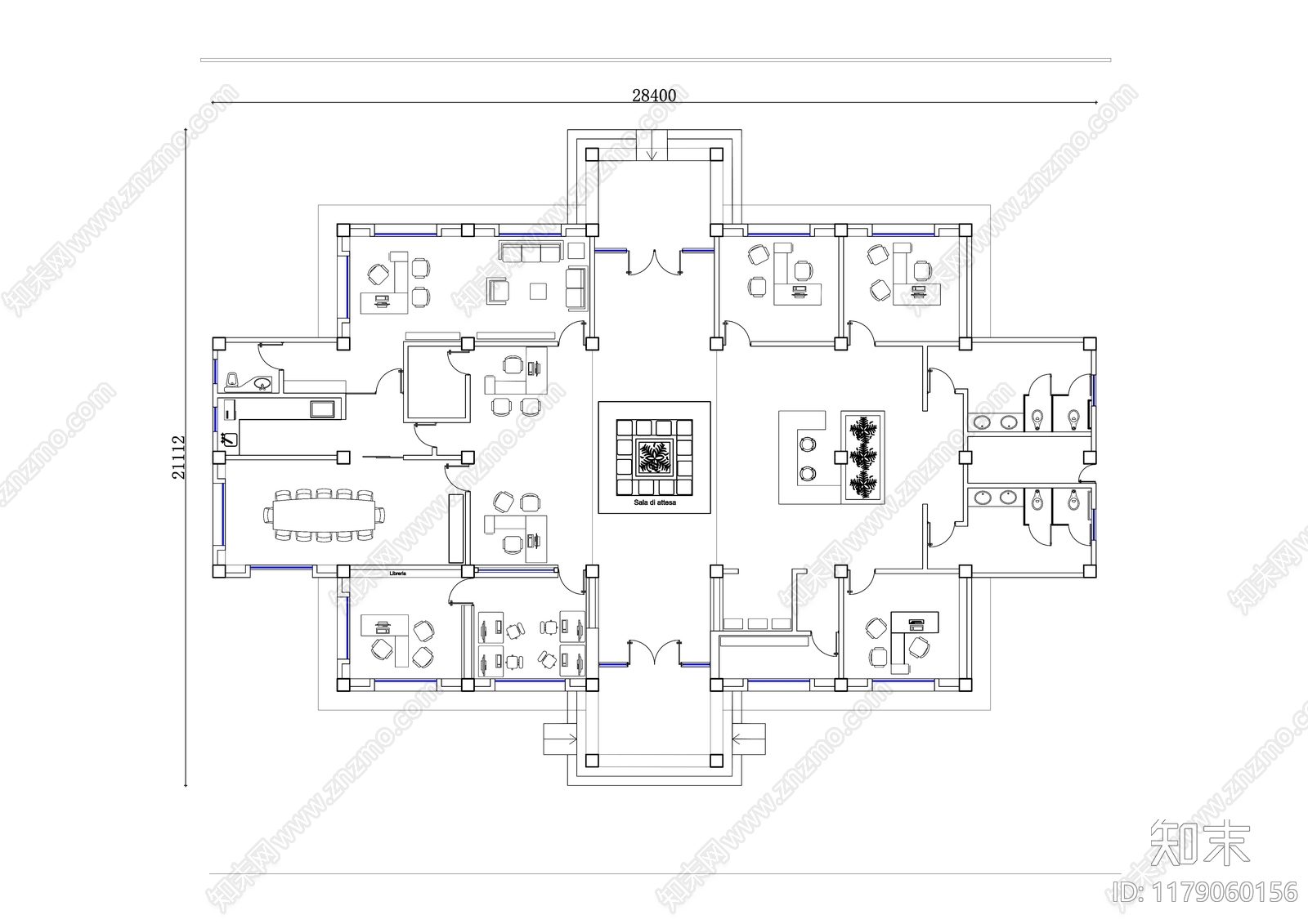 现代其他医疗空间施工图下载【ID:1179060156】