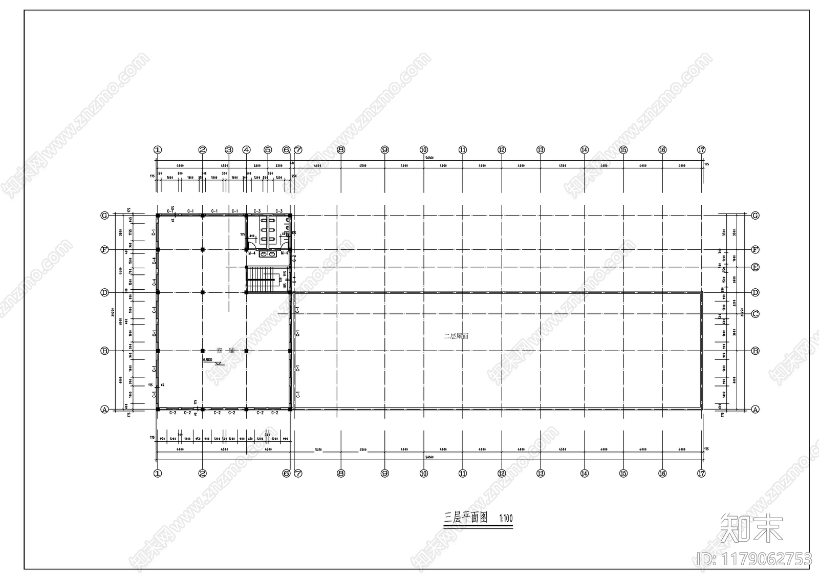 现代商业街cad施工图下载【ID:1179062753】