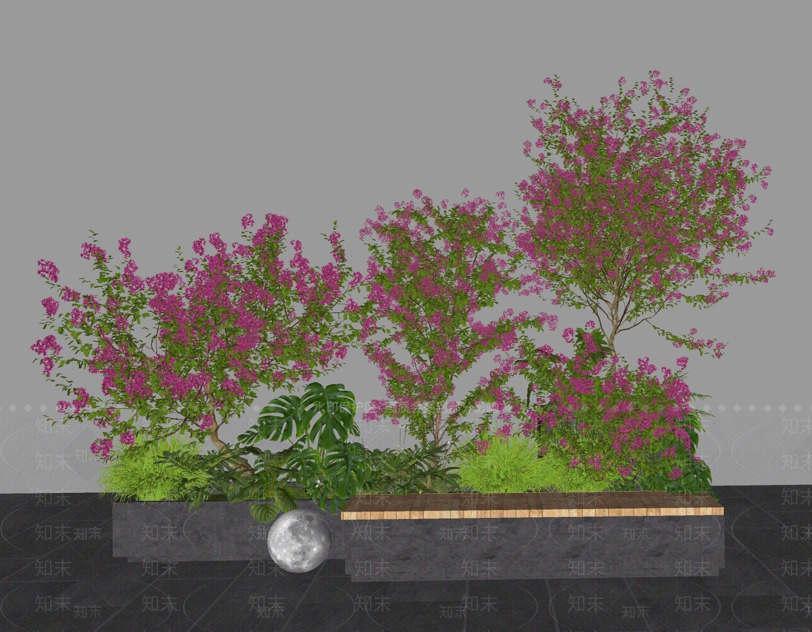 现代景观座椅SU模型下载【ID:1179072144】