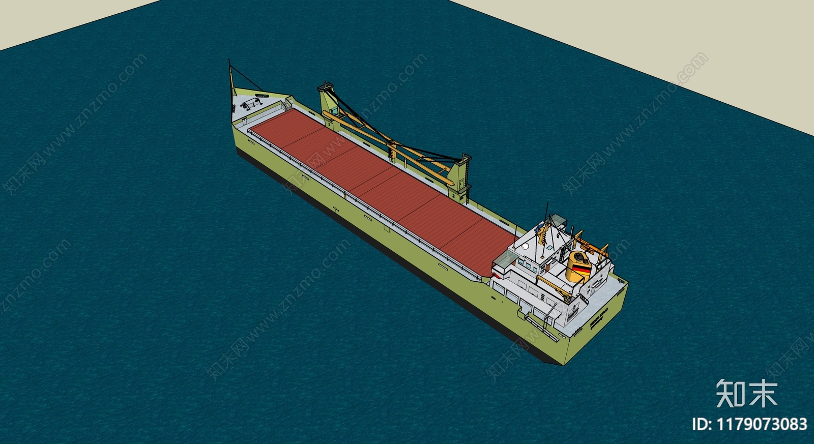 船SU模型下载【ID:1179073083】