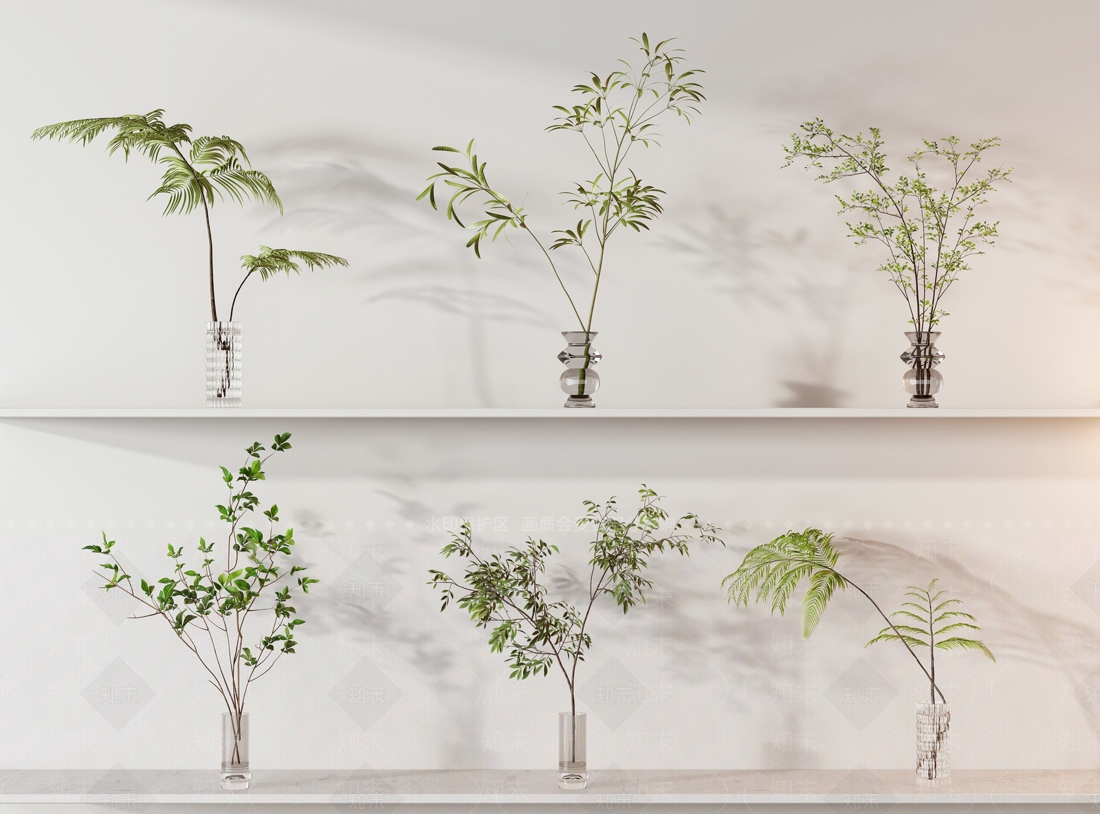 水生植物3D模型下载【ID:1179074248】