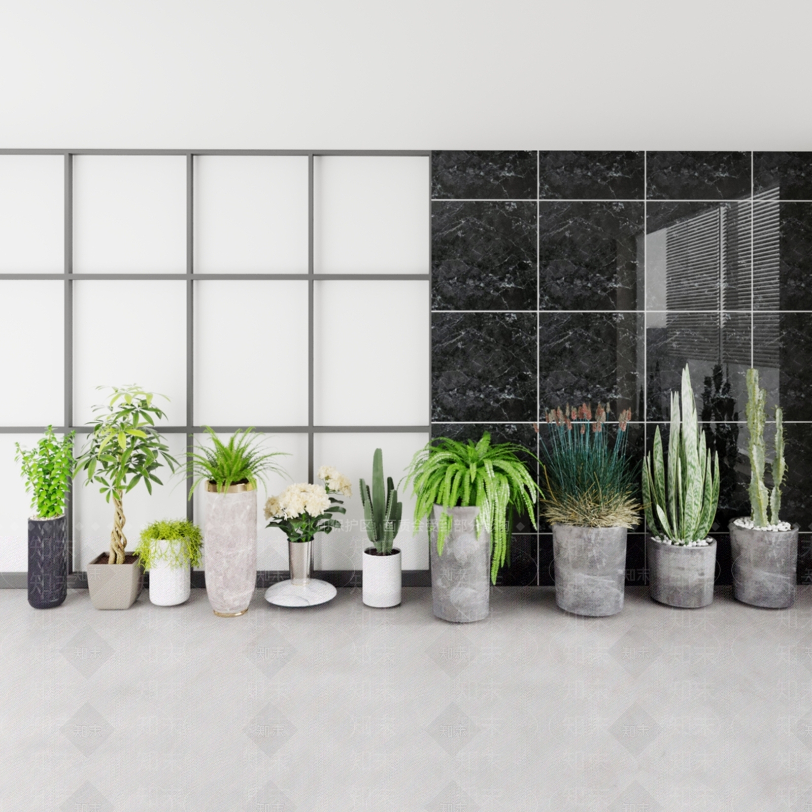 盆栽3D模型下载【ID:1179090010】