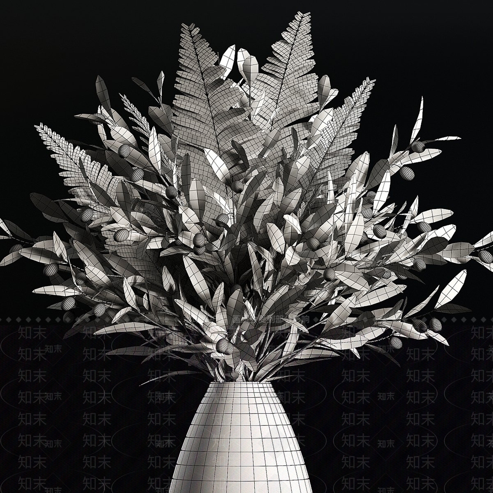 花艺3D模型下载【ID:1179094847】
