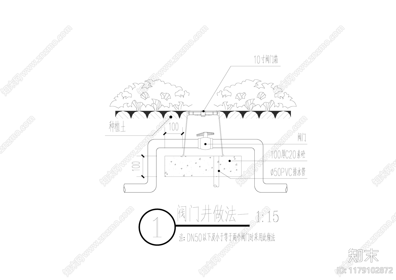 给排水节点详图施工图下载【ID:1179102872】