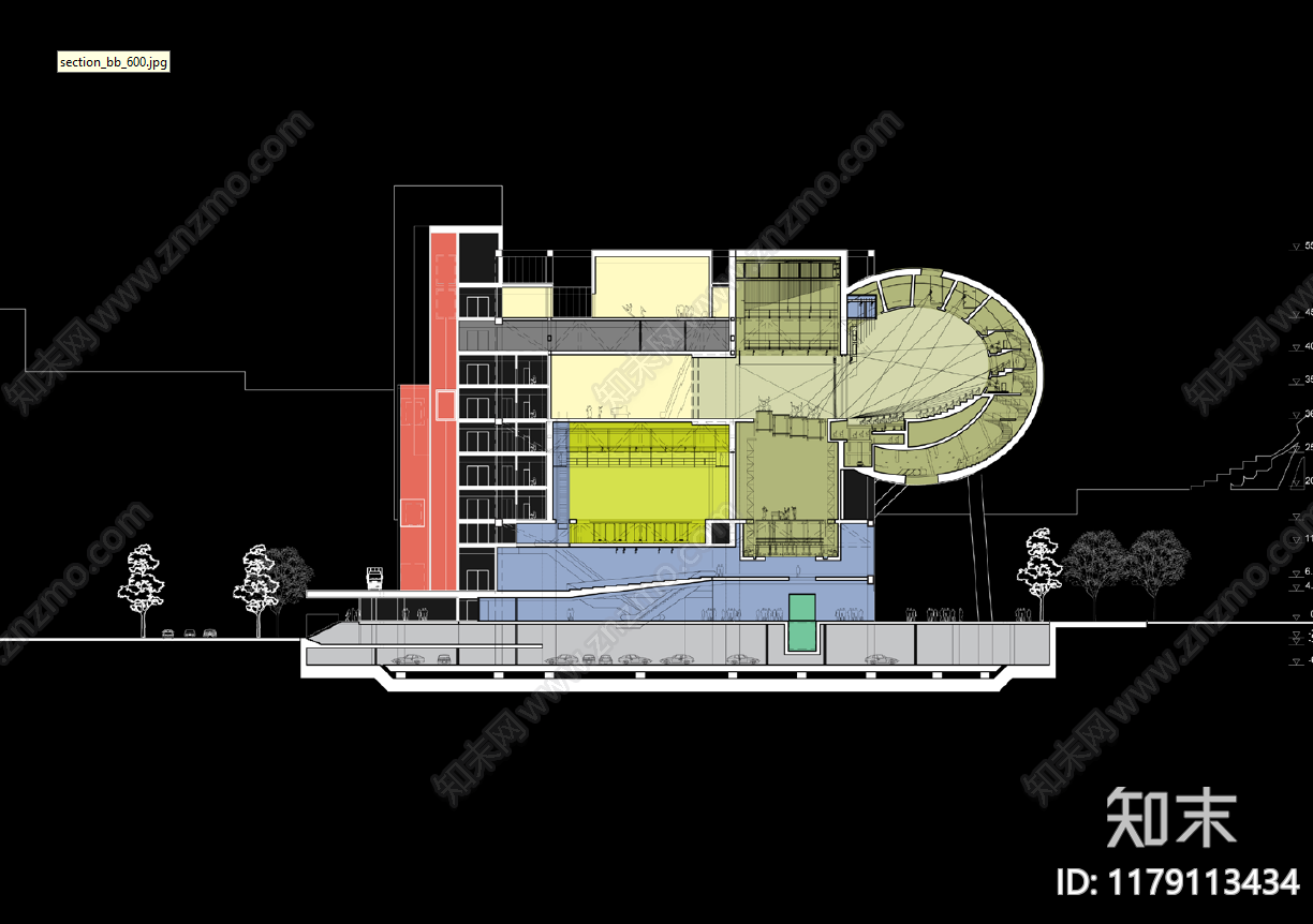 现代文化建筑下载【ID:1179113434】