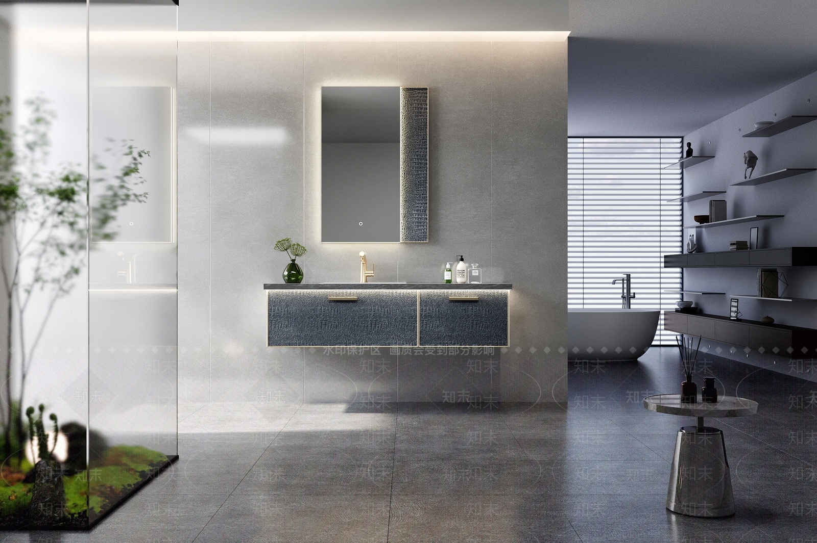 浴室柜3D模型下载【ID:1179115636】