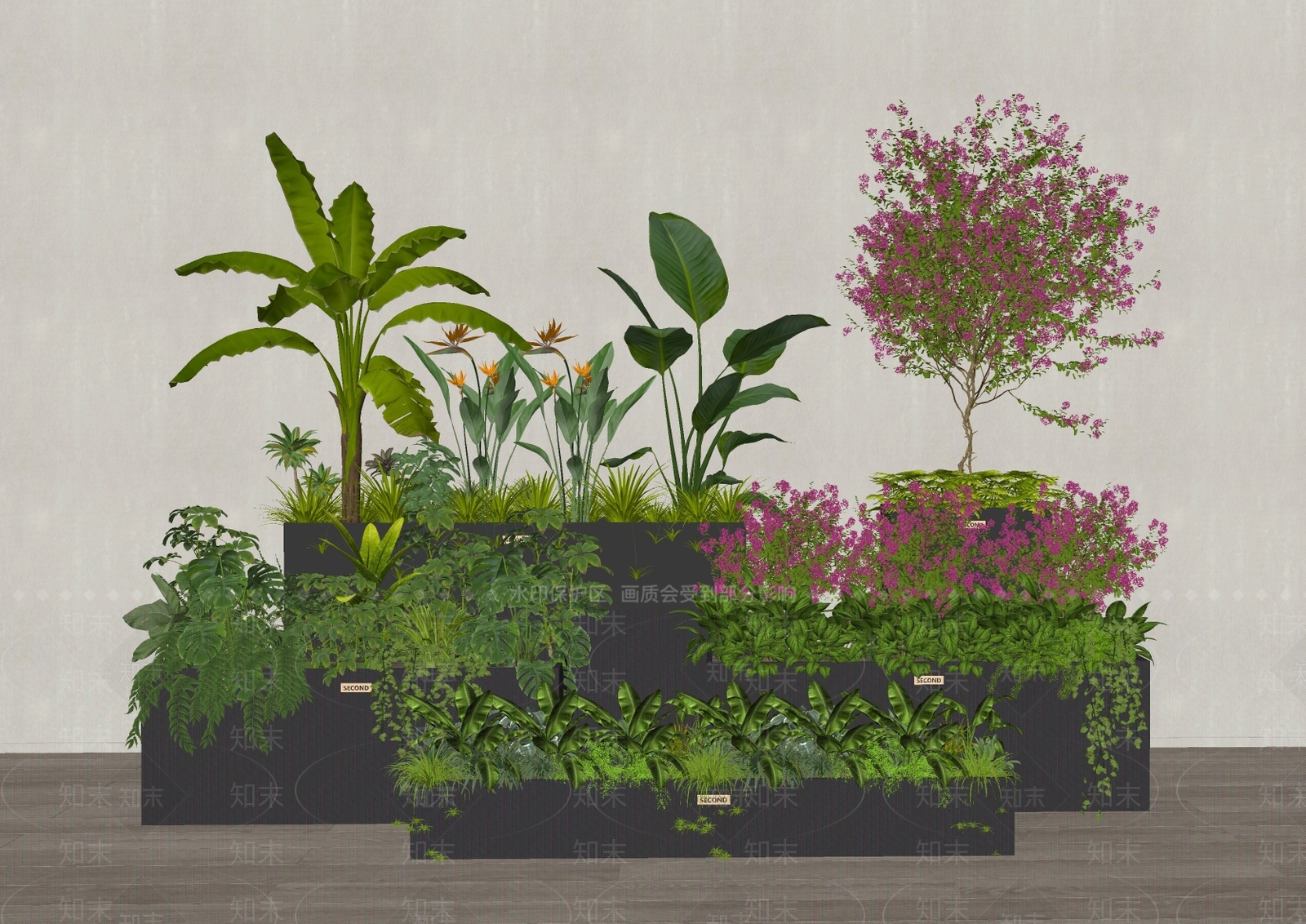 盆栽SU模型下载【ID:1179126061】
