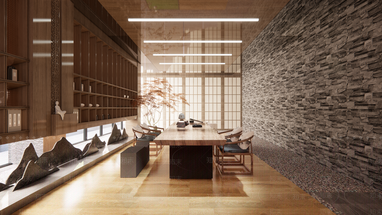 新中式其他店铺SU模型下载【ID:1179572193】