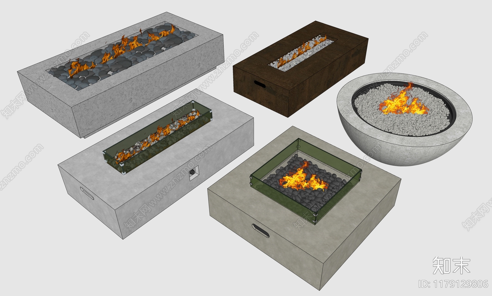 现代壁炉SU模型下载【ID:1179129806】