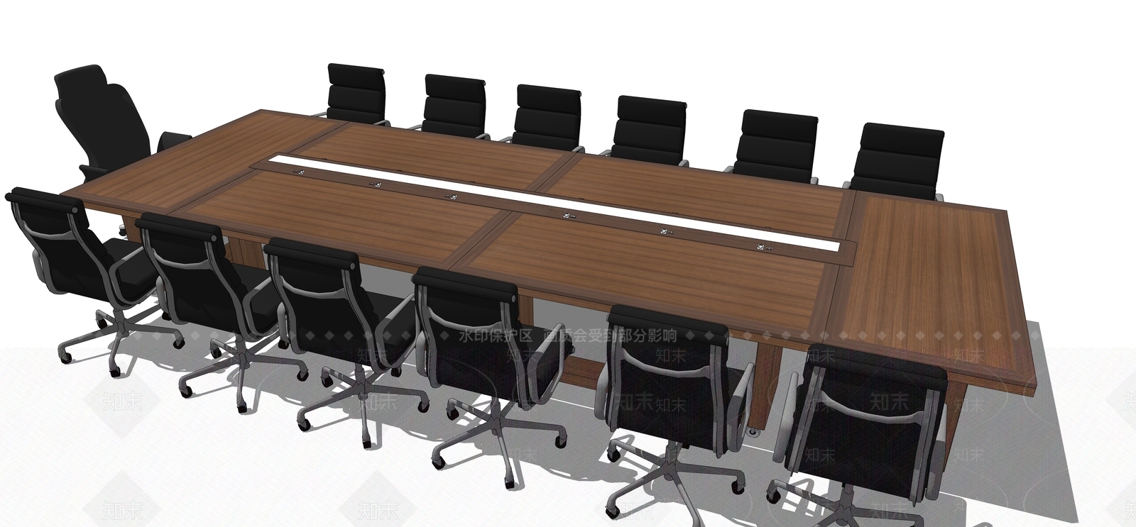 现代会议室SU模型下载【ID:1179135018】