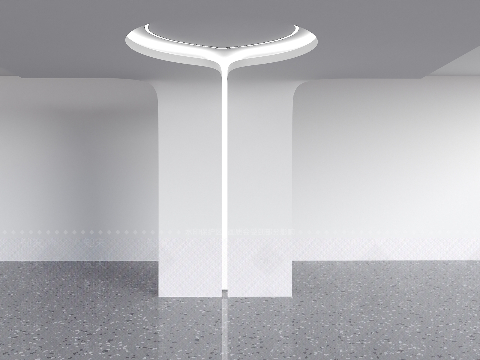现代柱子3D模型下载【ID:1179135701】