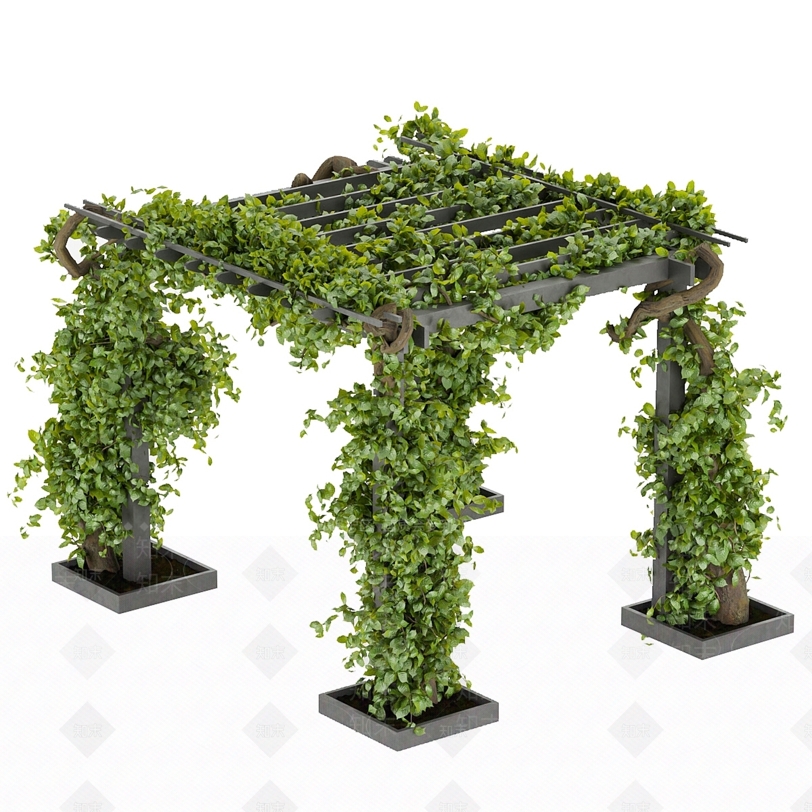 绿植墙3D模型下载【ID:1179137225】