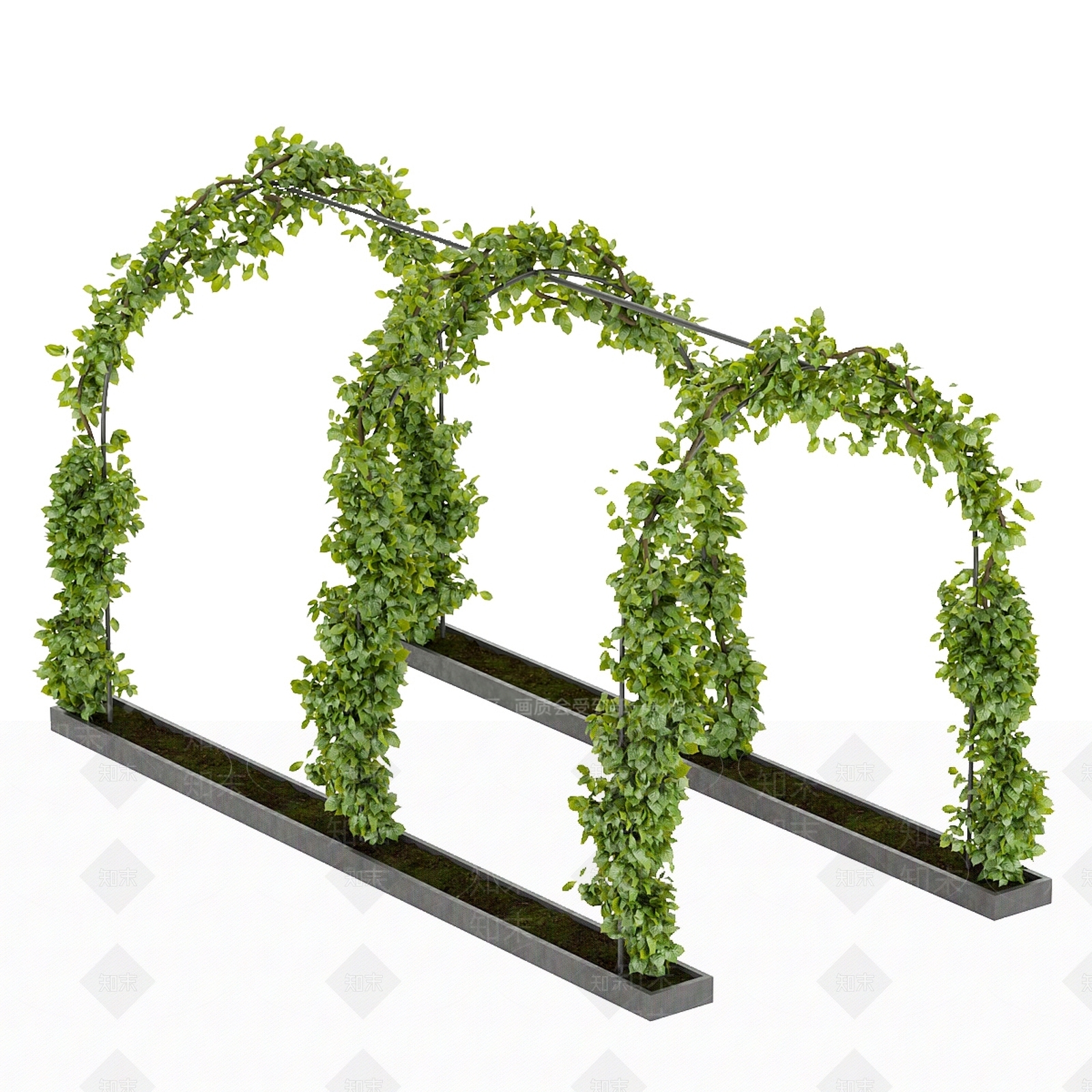 绿植墙3D模型下载【ID:1179137225】