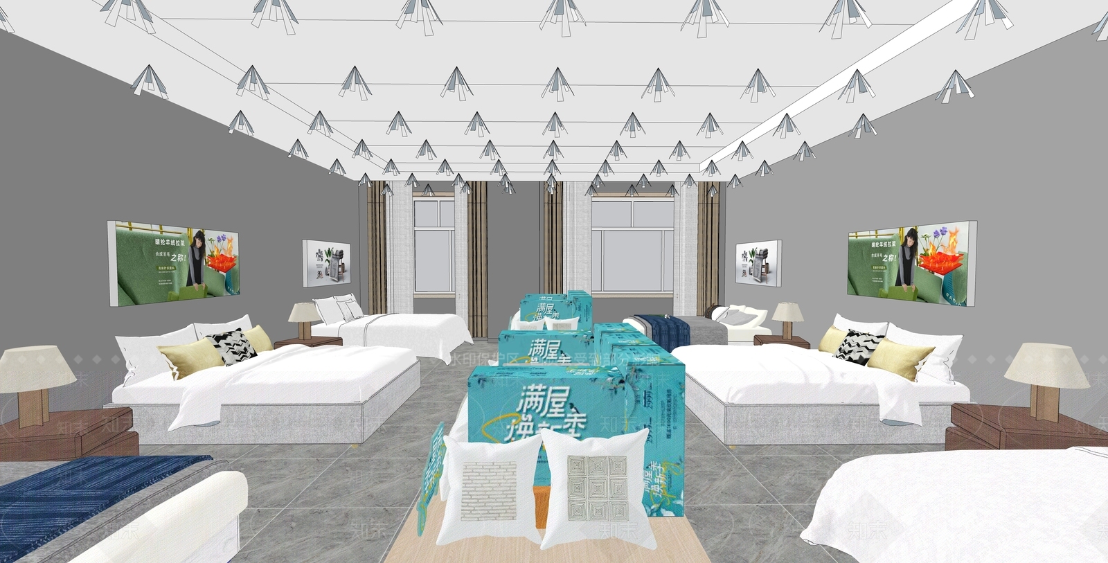 现代其他店铺SU模型下载【ID:1179155030】