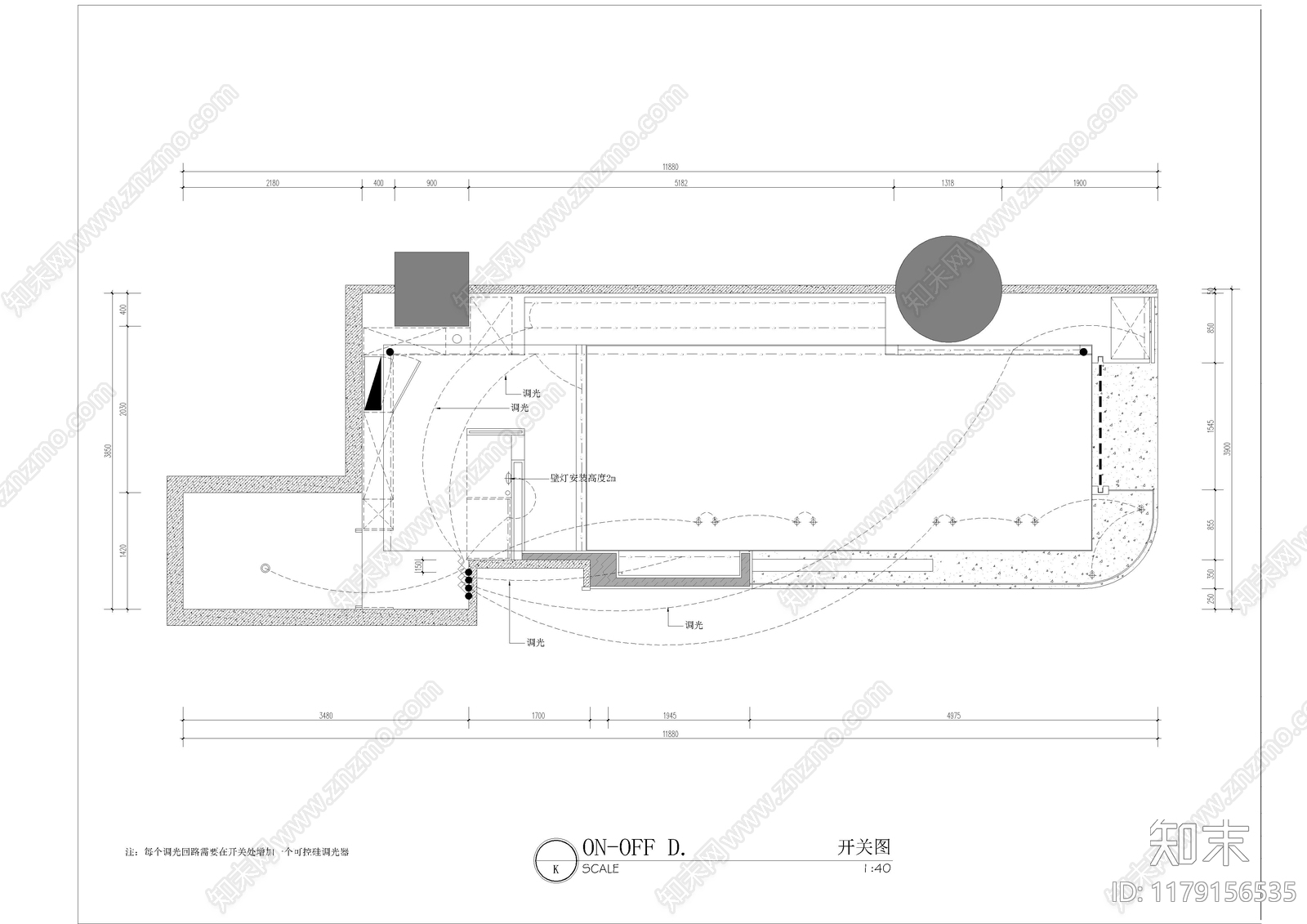 现代烟酒店施工图下载【ID:1179156535】