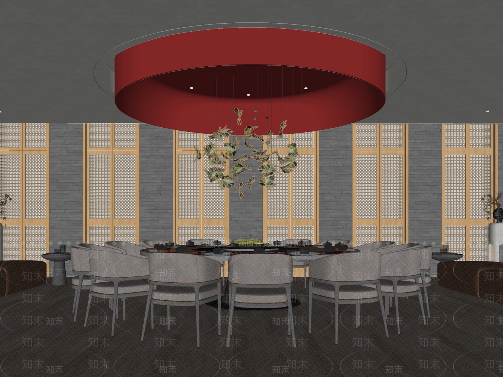 现代极简包厢SU模型下载【ID:1179161554】