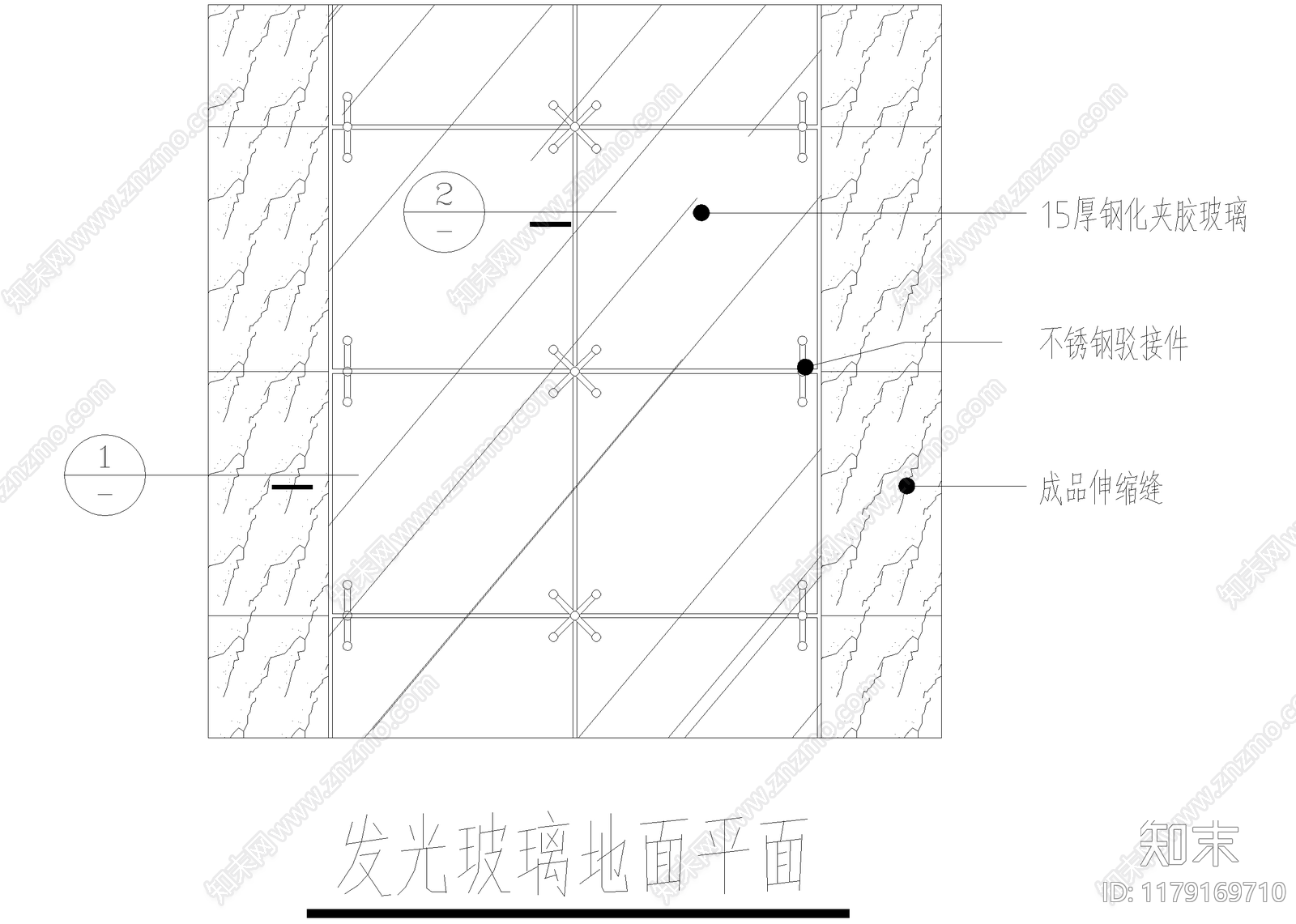 地面节点cad施工图下载【ID:1179169710】