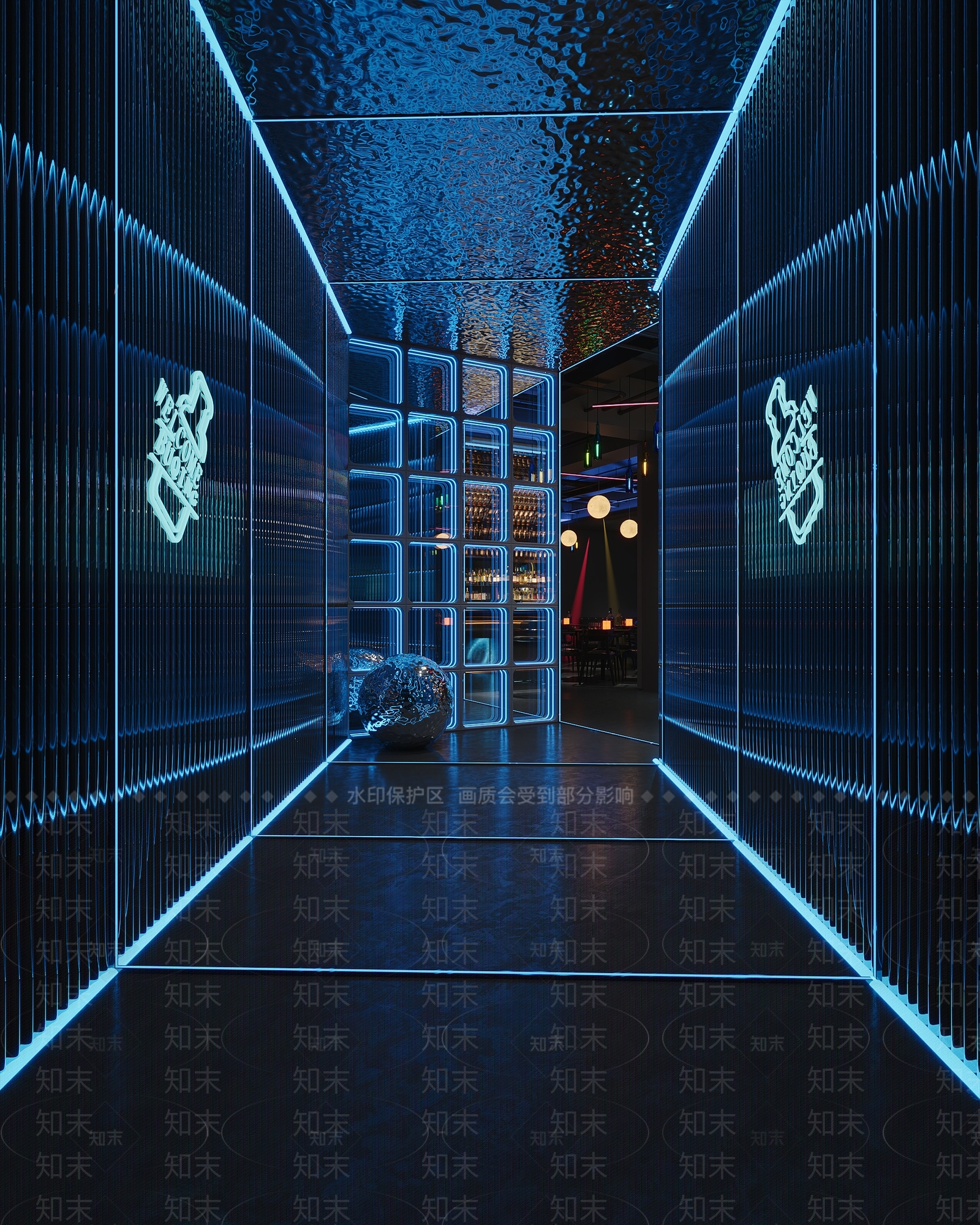 现代酒吧3D模型下载【ID:1179170599】