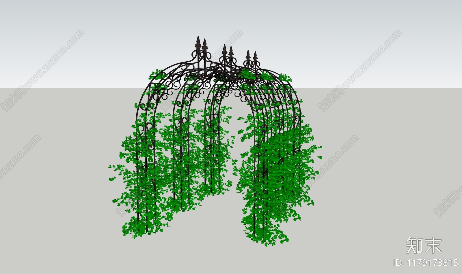 现代栅栏SU模型下载【ID:1179173815】