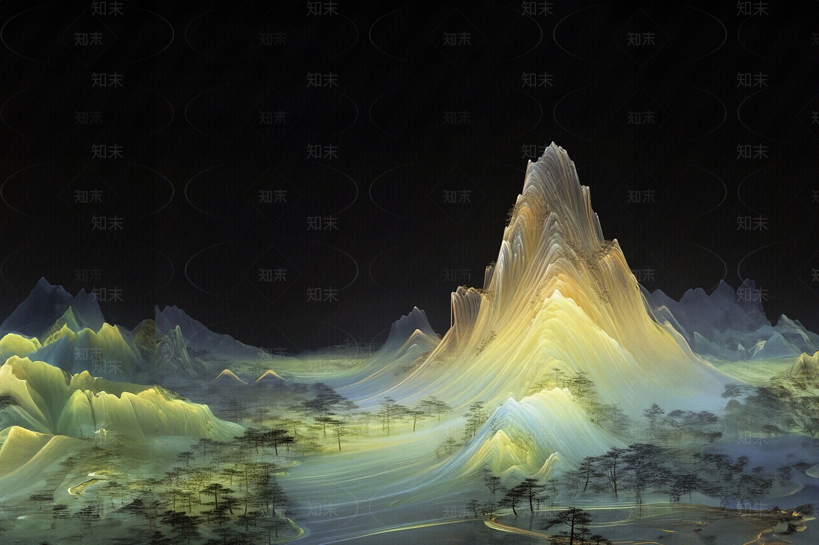 新中式中式壁纸贴图下载【ID:1179184442】