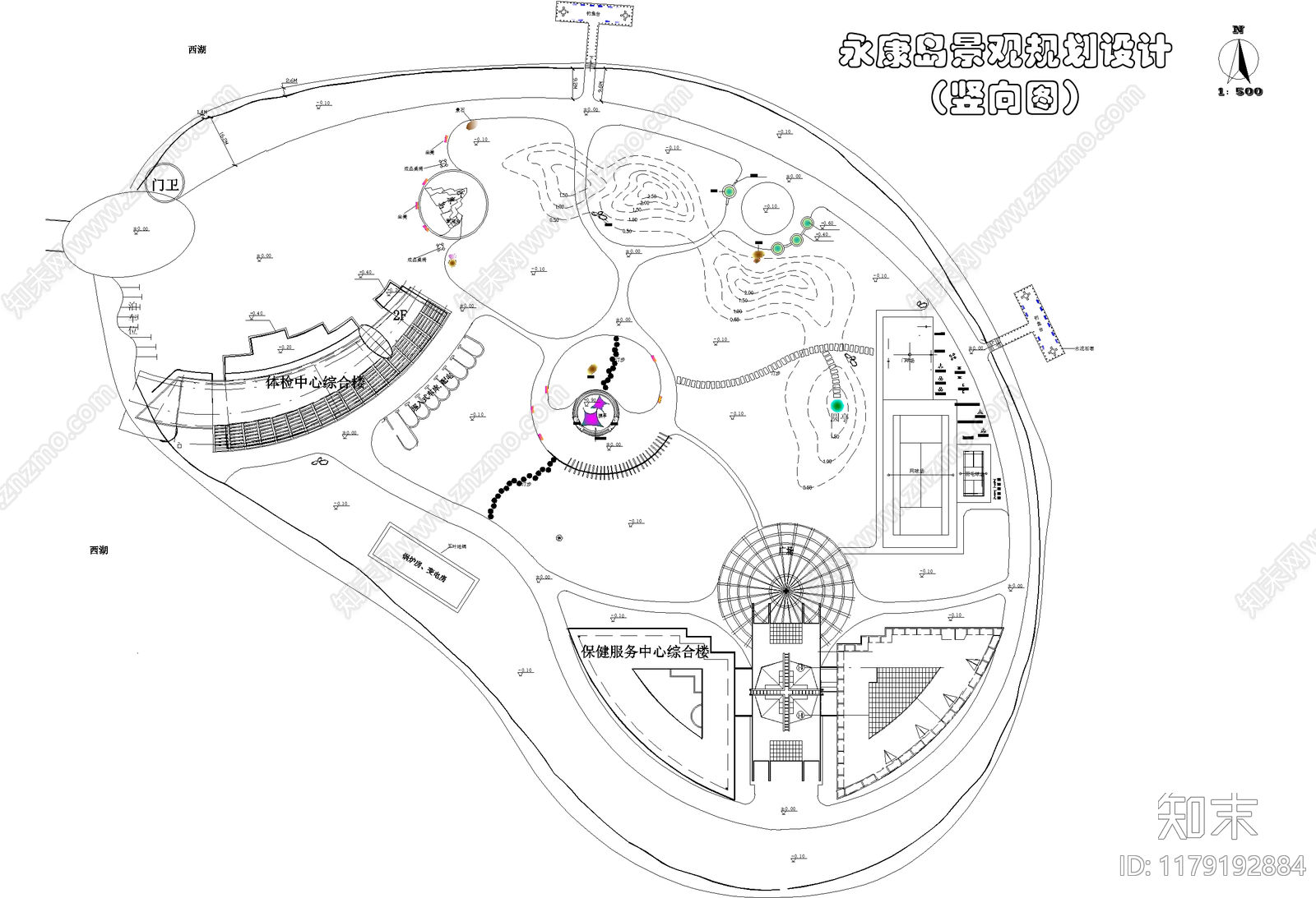 公园景观施工图下载【ID:1179192884】