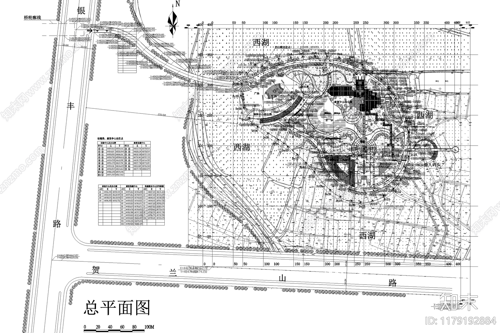 公园景观施工图下载【ID:1179192884】