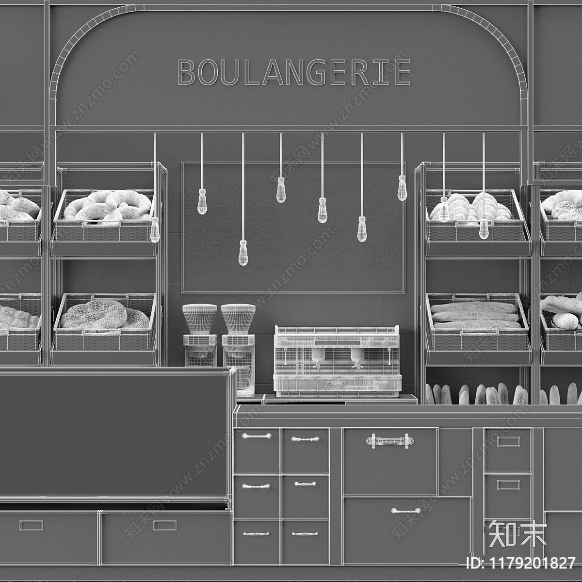 收银台3D模型下载【ID:1179201827】