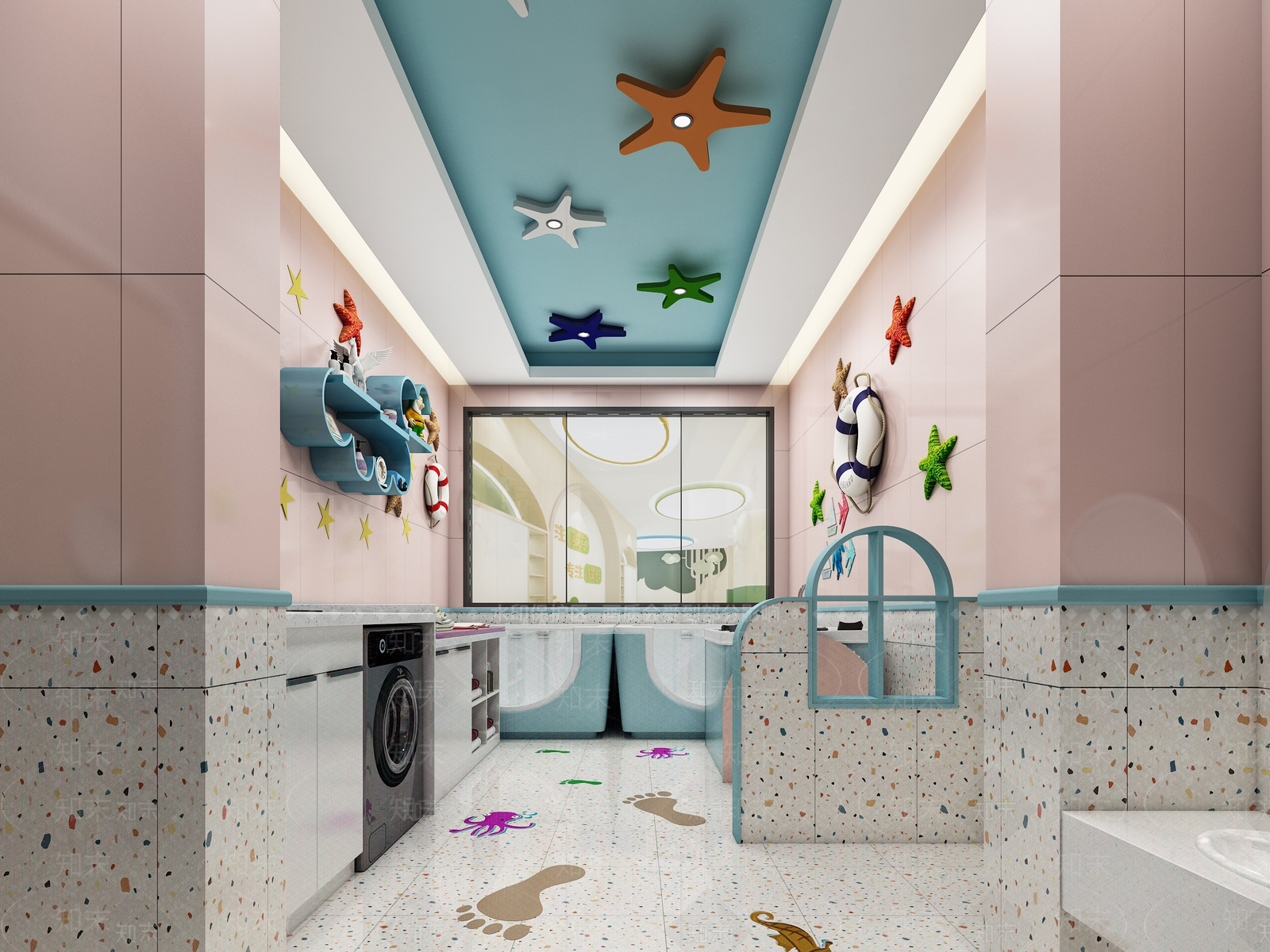 现代幼儿园3D模型下载【ID:1179218297】
