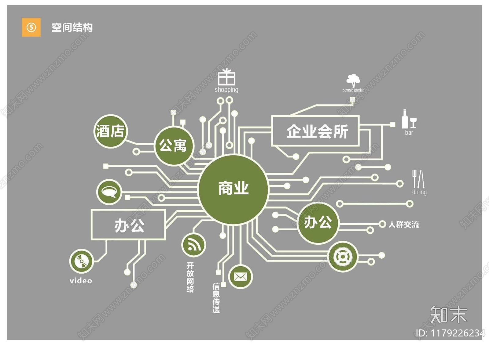 现代极简办公楼景观下载【ID:1179226234】