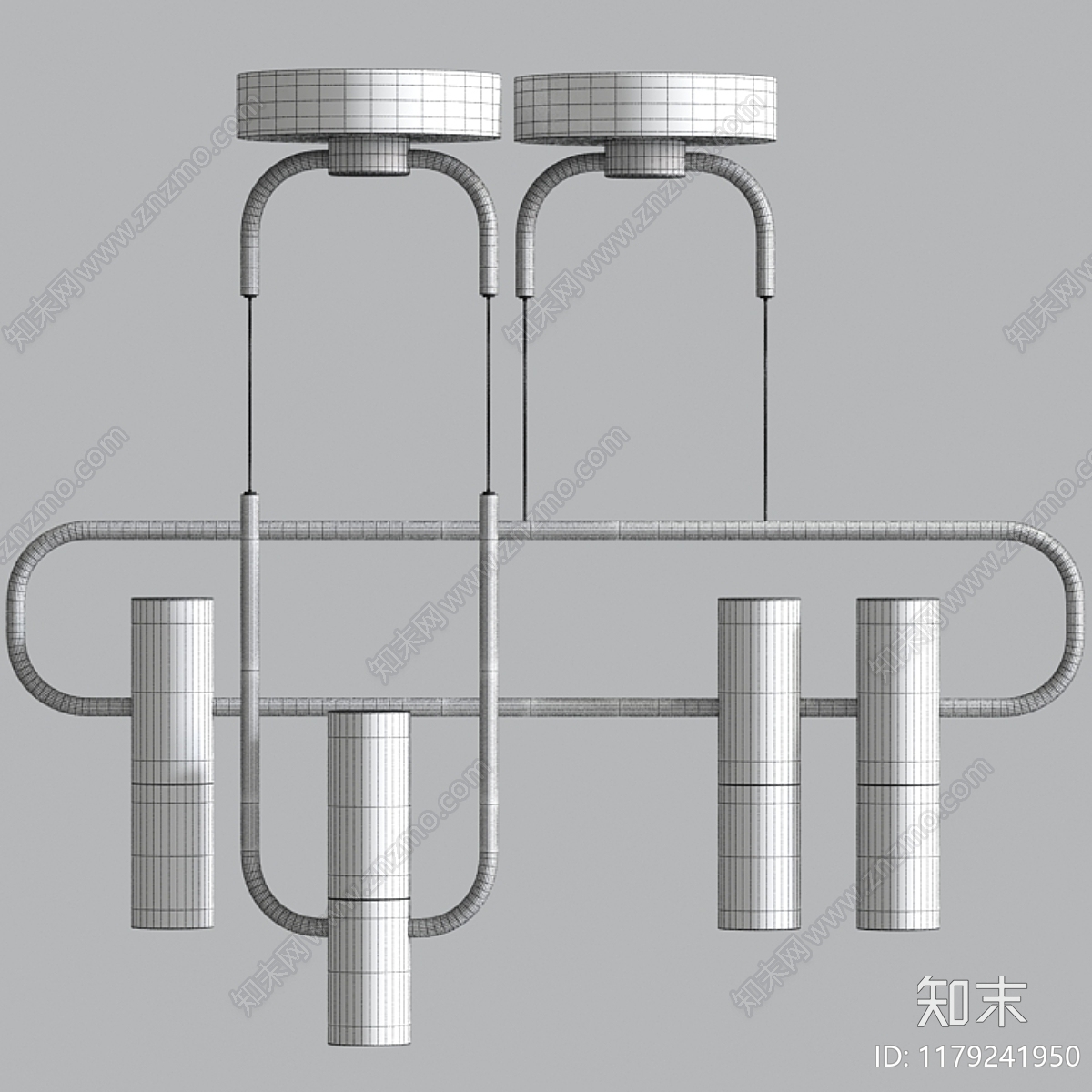 吊灯3D模型下载【ID:1179241950】