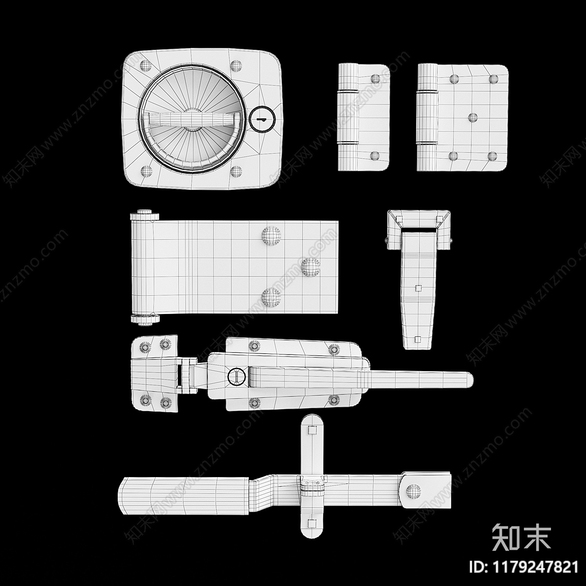 摆件组合3D模型下载【ID:1179247821】