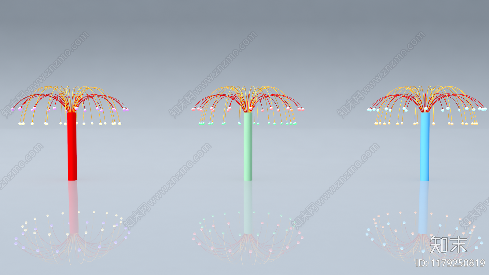 现代新中式艺术装置3D模型下载【ID:1179250819】