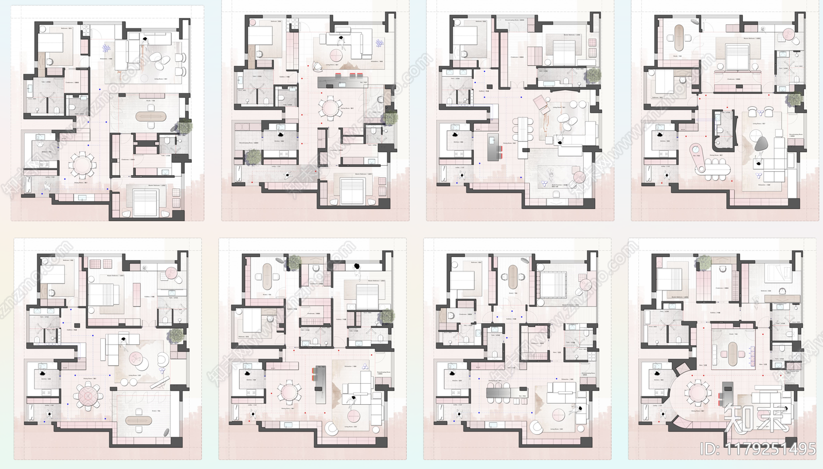 平层施工图下载【ID:1179251495】